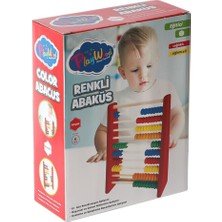 Özbience Renkli Ahşap Abaküs Öğrenme ve Eğlence Oyuncağı