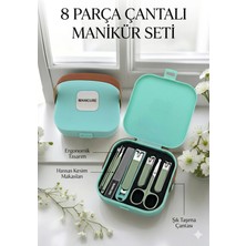 Yenilig Şık ve Taşınabilir 8 Parça Manikür Seti - Ergonomik Tasarım ve Hassas Kesim