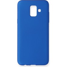 Renas Store Mey Ithalat®  Samsung Galaxy A6 2018 Kılıf First Silikon - Mavi