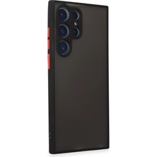 Renas Store Mey Ithalat®  Samsung Galaxy S23 Ultra Kılıf Montreal Silikon Kapak - Siyah