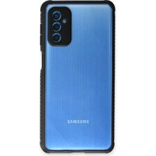 Renas Store Newface Samsung Galaxy M52 5g Kılıf Miami Şeffaf Silikon - Siyah