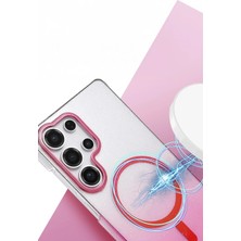 Renas Store Mey Ithalat®  Samsung Galaxy S25 Ultra Glossy Magsafe Kapak - Siyah