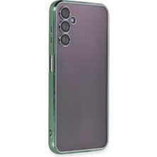 Renas Store Newface Samsung Galaxy A14 4g Kılıf Razer Lensli Silikon - Yeşil