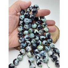Yaşam Tohumu Akik Taşı Faset Kesim Dizi 16MM (62220)