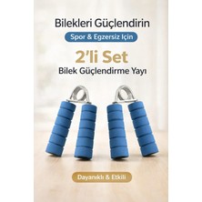 Yenilig 2’li Set Bilek Güçlendirme Yayı | El, Parmak ve Bilek Egzersiz Aleti Çok Renkli