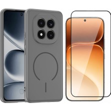 Vendas Xiaomi Redmi Note 15 Pro 5g Kılıf M-Safe Mıknatıs Tutucu Özellikli Zore Meta Kapak + Cam Ekran Koruyucu
