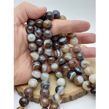 Yaşam Tohumu Madagaskar Akik Taşı Dizi 14MM (62232)