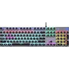 Belirtilmemiş GK400Y Rgb Klavyesi Brown Kahverengi Switch Tam Boy Ingilizce Q