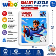 Wibo Kaydırmalı Puzzle Yapboz Oyunu Uçak Temalı Zeka ve Dikkat Geliştirici Eğitici Oyuncak