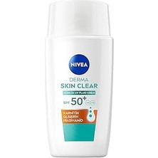 Belirtilmemiş Nivea SPF50 Derma Skin Clear Sivilce Karşıtı Gündüz Yüz Kremi 40 Ml,matlaştırıcı,makyaj Bazı,karnit