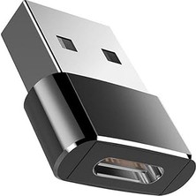 Belirtilmemiş Lunatic 2944 USB 3.0 To Type-C Şarj Data Çevirici Dönüştürücü Adaptör - Dişi Usb'den Type-C Soketin