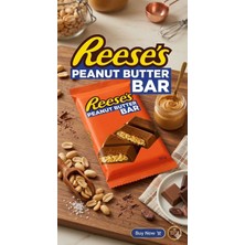 Reese's Peanut Butter Bar – Sütlü Çikolata ve Efsanevi Fıstık Ezmesi Uyumu (90G)