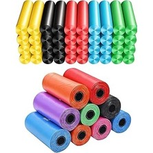 Belirtilmemiş Kyrotech 8'li Evcil Hayvan Atık Toplama Torbası, Kediler Köpekler Için Taşınabilir Kaka Poşeti,