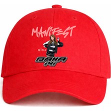 Lovver Manifest Mina Konser Konsept Premium Baskılı Nefes Alan %100 Pamuklu Şapka