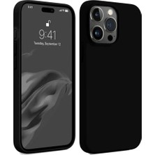 Renas Store Mey Ithalat®   Iphone 15 Pro Kılıf First Silikon - Siyah