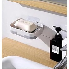 Belirtilmemiş Yapışkanlı Su Giderli Sabunluk, Plastik, Tasarım, Banyo Mutfak Için Katı Sabunluk Süngerl