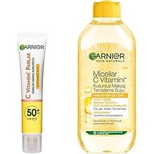 Belirtilmemiş C Vitamini Günlük Uv Korumalı Güneş Yüz Kremi SPF50 Görünmez Doku 40ML & Micellar C