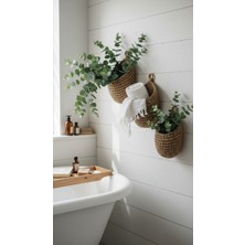 Jüt Home Jüt Hasır Duvar Sepeti  3'lü Set (S-M-L)