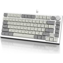 Belirtilmemiş Attack Shark K85 Mekanik Klavye – 75% Kompakt Tasarım, Manyetik Anahtarlar, Ayarlanabilir Tepki Sür