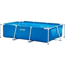Belirtilmemiş Intex Çelik Çerçeveli Dikdörtgen Yüzme Havuzu, 1662 Litre Büyük Kapasite, Hızlı Kolay Kurulum, R