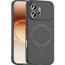 Nanospace Honor 600 5g Ile Uyumlu Kılıf M-Safe Şarj Özellikli Kamera Korumalı Elio Sert Pc Kapak