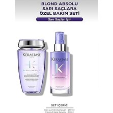 Belirtilmemiş Blond Absolu Sarı Saçlara Özel Bakım Seti, Şampuan 250 ml + Gece Serumu 90 ml