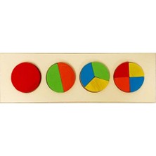 Özbience Ahşap Geometrik Şekillerle Eğitici Öğrenme Oyunu