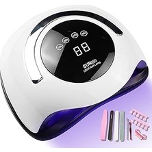 Belirtilmemiş Liriqi 120W Tırnak Kurutucu, Tırnaklar Için Uv LED Lamba, 4 Zamanlayıcılı Profesyonel Tırnak Lambas