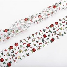 Belirtilmemiş Folyo Tırnak Tasarım 1metre Yılbaşı 08