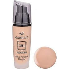 Belirtilmemiş Gabrini 3 In 1 Fondation Naturel Perfection Make-Up - 04