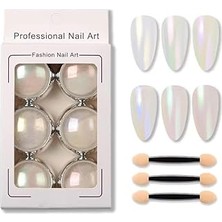 Belirtilmemiş Nail Tırnak Süsleme Inci Tozu 6lı Paket Ayna Tozu