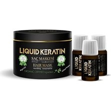 Belirtilmemiş Yıpranmış Yanmış Saçlar Için Acil Onarıcı Saç Botoksu Keratin Saç Bakım Seti