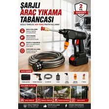 Sayarmarkt Şarjlı Araç Yıkama Makinesi Kablosuz Basınçlı Temizlik Sistemi
