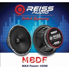 Reiss Audio RS-M8DF-450W MAX-200W Rms-Kaliteli-Profesyonel 20 cm Midrange Hoparlör
