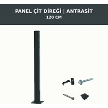4'lü Panel Çit Teli 10 Metre 50CM Yükseklik Antrasit Renk