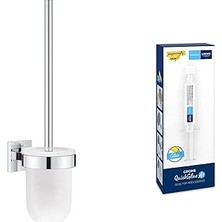 Belirtilmemiş Grohe Start Cube Quickfix Tuvalet Fırçası Seti + Quickglue A1 Yapıştırıcı Seti