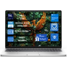 Dell Pro 16 Intel Core Ultra 7 255U 5.2ghz 48GB Ddr5 1tb SSD Windows 11 Hpme Intel® Aı Boost 16 Inç IPS Fullhd+ (1920X1200) Taşınabilir Bilgisayar HBT0107PC16250EX09