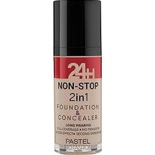Belirtilmemiş Pastel 24 H Non-Stop 2 In 1 Fondeten Concealer NO:602