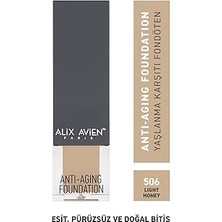 Belirtilmemiş Alix Avien Yaşlanma Karşıtı Içeren Nemlendirici SPF15 Fondöten - Anti Aging Foundation 506
