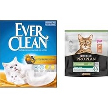 Belirtilmemiş Ever Clean Litterfree Paws Kumu 10 L X1 + Plan Sterilised Kısırılaştırılmış Kediler Için S