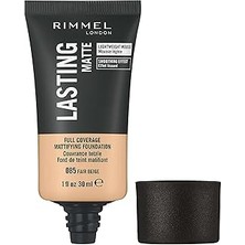 Belirtilmemiş Rimmel Lasting Matte Foundation 058 Fair Bej 30 ml