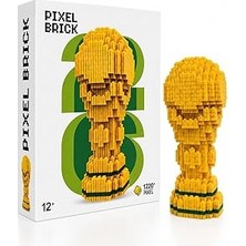 Belirtilmemiş Dünya Kupası Tasarımlı Büyük Parçalı Blok Oyuncak Seti Big Pixel Brick Set