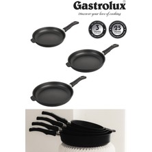 Gastrolux Evo Induction 3 Parça Tava Set 20-24-28 cm