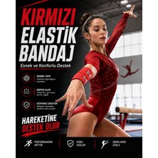 Kırmızı Elastik Bandaj 10CM