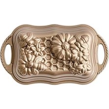 Belirtilmemiş Nordic Ware Petek Somun Tava Altın