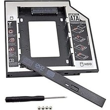 Belirtilmemiş Sanec 12.7 mm Sata HDD Harddisk Caddy Kızak Kutu Laptop SSD Notebook Ikinci HDD Takma