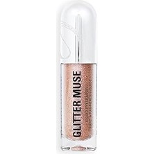 Belirtilmemiş Revolution Metallic Muse Glitter Muse Liquid Eyeshadow Gold - Likit Göz Farı Altın