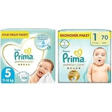 Belirtilmemiş Bebek Bezi Care 5 Beden 108 Adet Junior Aylık Fırsat Paketi & Bebek Bezi Premiu