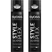 Belirtilmemiş Syoss Plex Saç Köpüğü, 2 x 250 Ml, Bukle Belirginleştirici