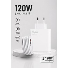 Turbo Hızlı Şarj Destekli 120W Usb-C Şarj Seti Midastech